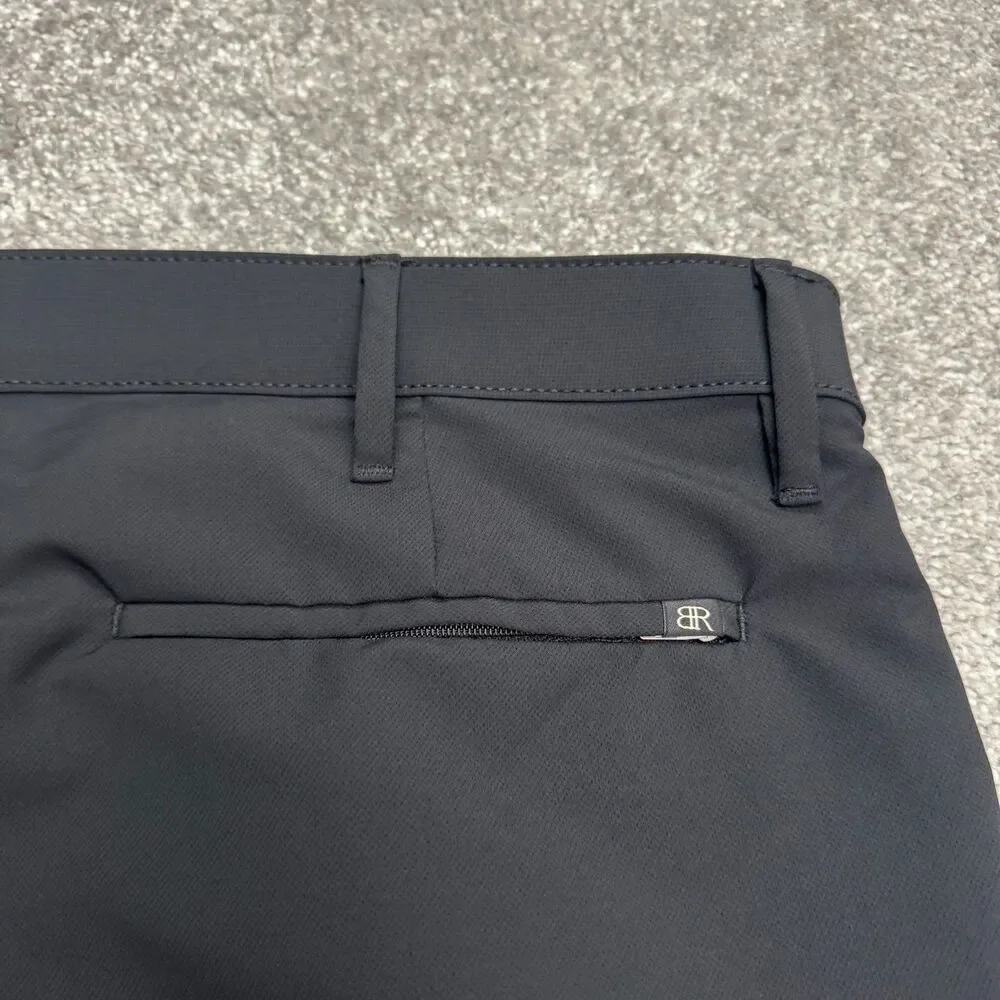 Banana Republic Stella Trouser Pants Mens 40x30 True Black Tech Travel Commuter